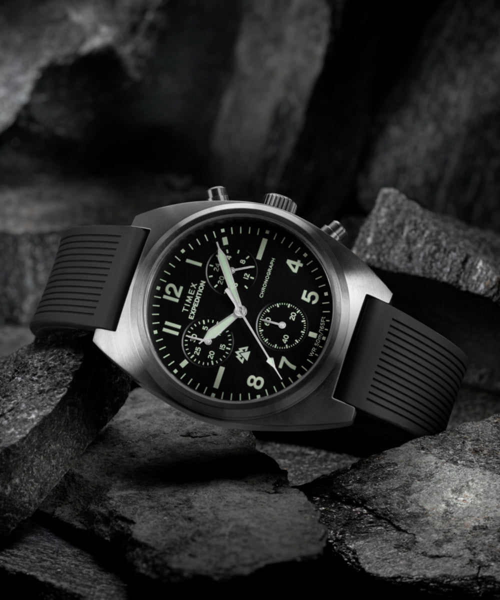 Expedition® Capstone Chronograph 41mm Silicone Strap Watch, photo 7