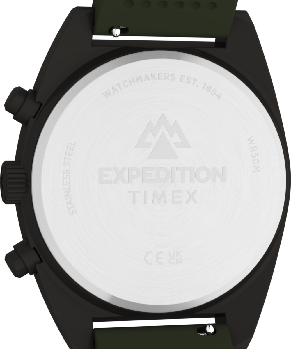 Expedition® Capstone Chronograph 41mm Silicone Strap Watch, photo 5