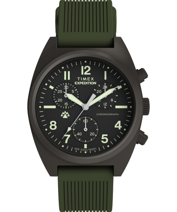 Expedition® Capstone Chronograph 41mm Silicone Strap Watch