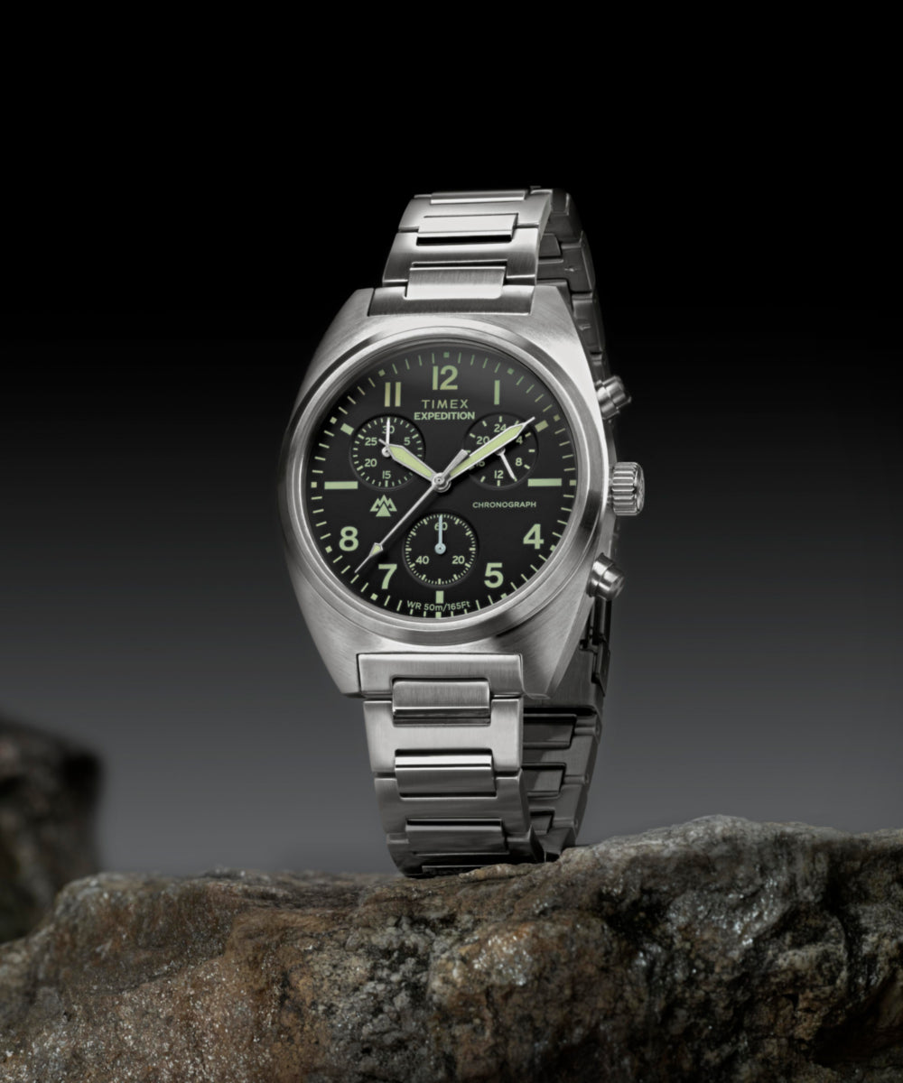 Expedition® Capstone Chronograph 41mm Stainless Steel Bracelet Watch, photo 7