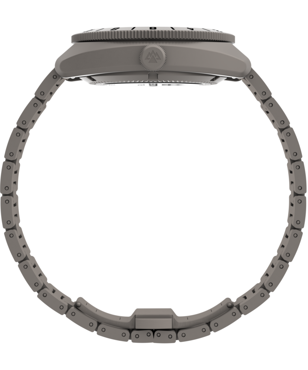 Expedition® Pioneer Titanium Automatic GMT 41mm Titanium Bracelet Watch, photo 3