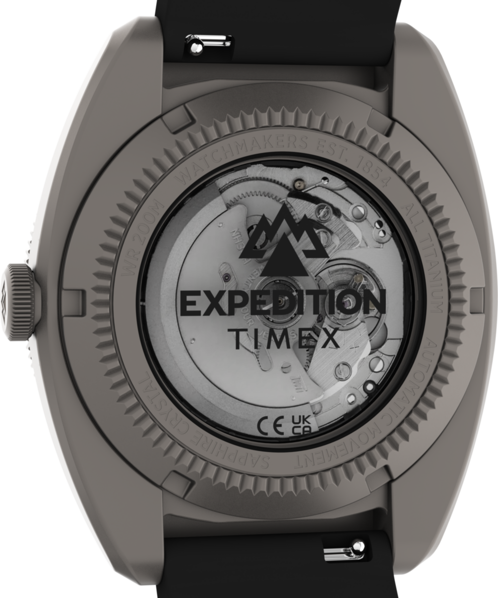 Expedition® Pioneer Titanium Automatic 41mm HNBR Synthetic Rubber Strap Watch, photo 5