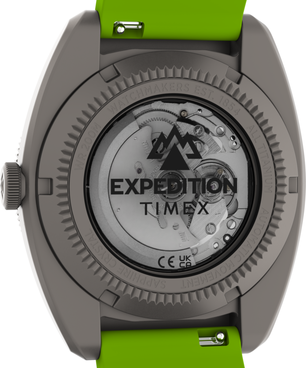 Expedition® Pioneer Titanium Automatic 41mm HNBR Synthetic Rubber Strap Watch, photo 5
