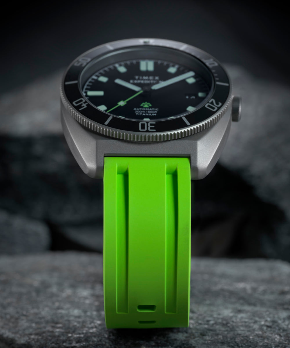 Expedition® Pioneer Titanium Automatic 41mm HNBR Synthetic Rubber Strap Watch, photo 6