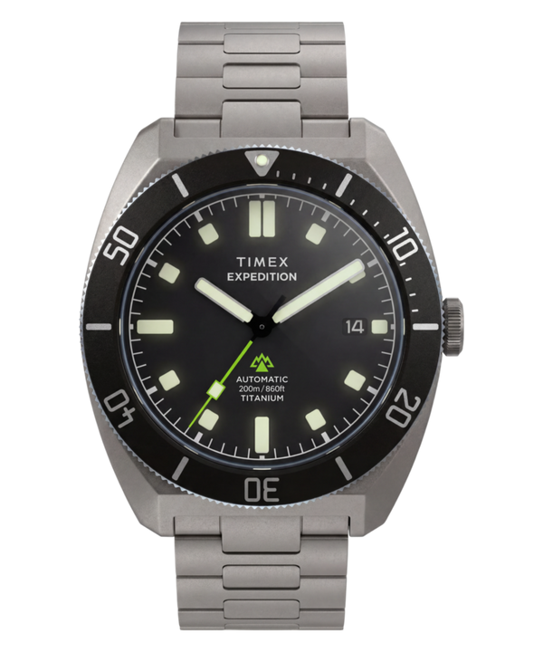 Expedition® Pioneer Titanium Automatic 41mm Bracelet Watch