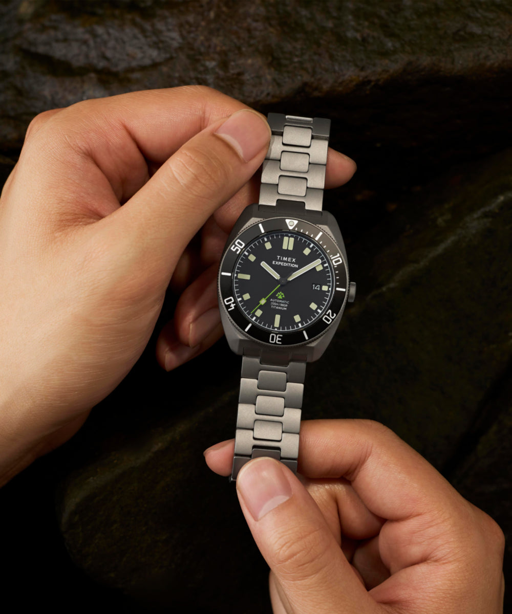 Expedition® Pioneer Titanium Automatic 41mm Bracelet Watch, photo 2