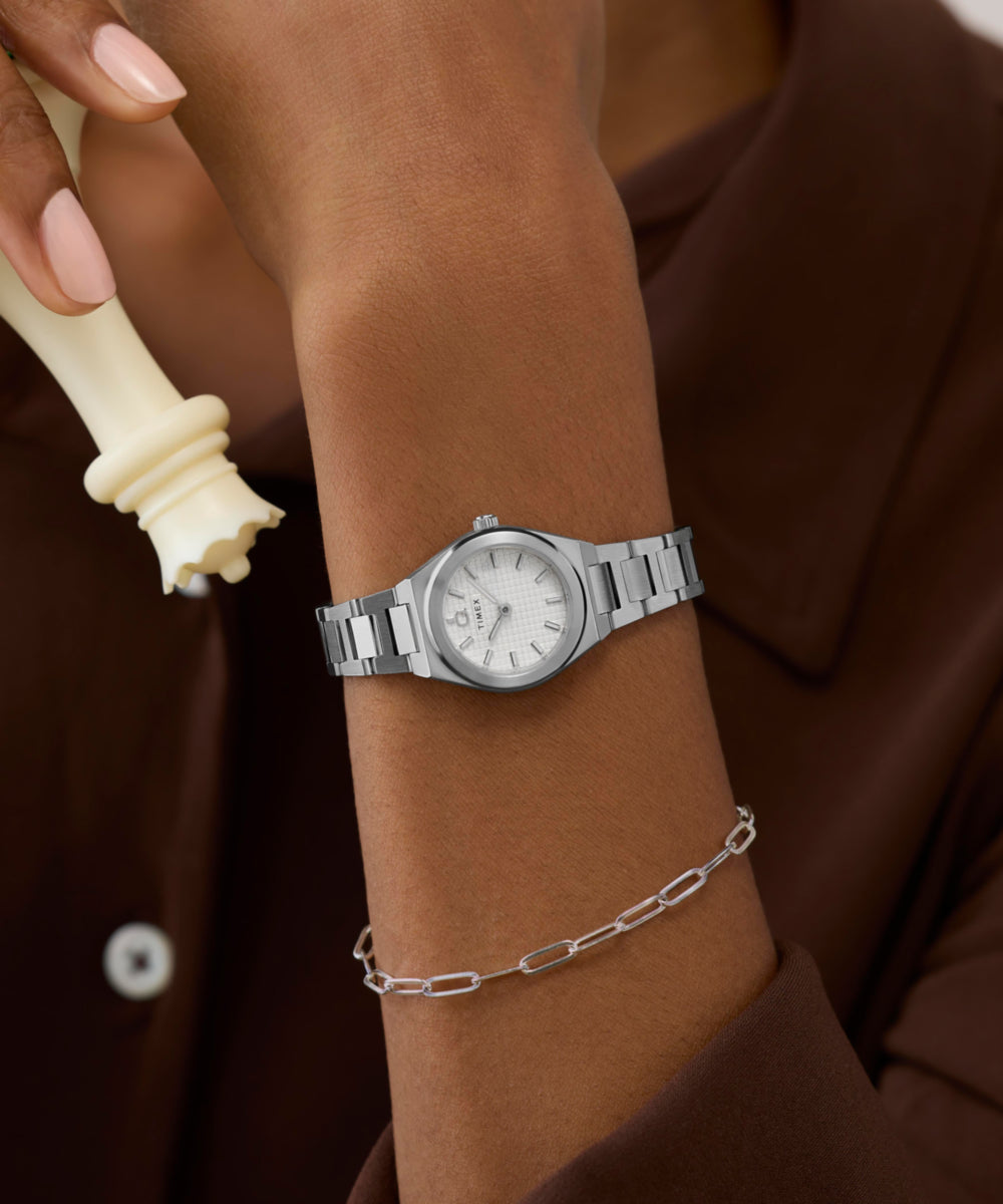 Q Timex® Continental Mini 24mm Stainless Steel Bracelet Watch, photo 2