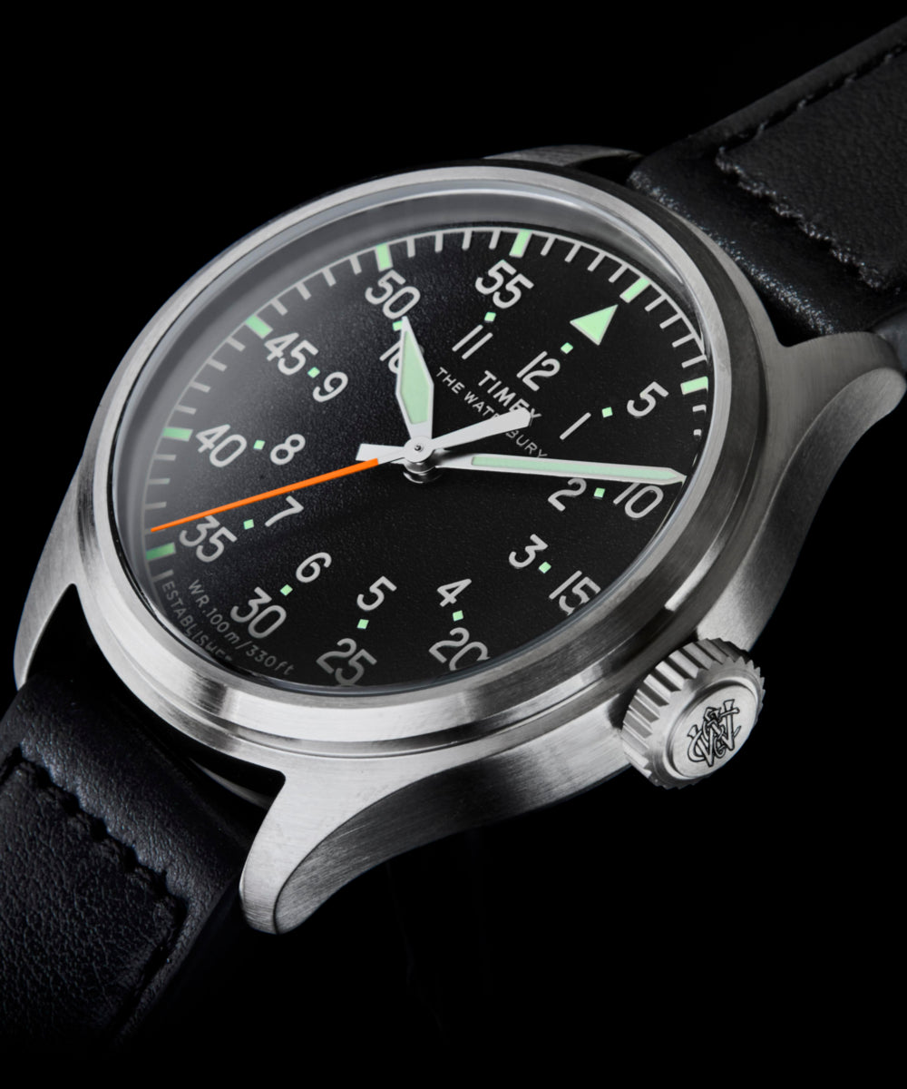 Waterbury Ace 41mm Leather Strap Watch, photo 7