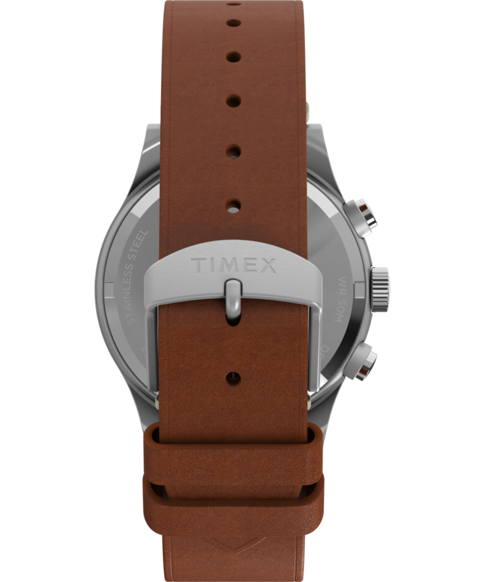 MK1 Chronograph 40mm Leather Strap Watch, photo 4