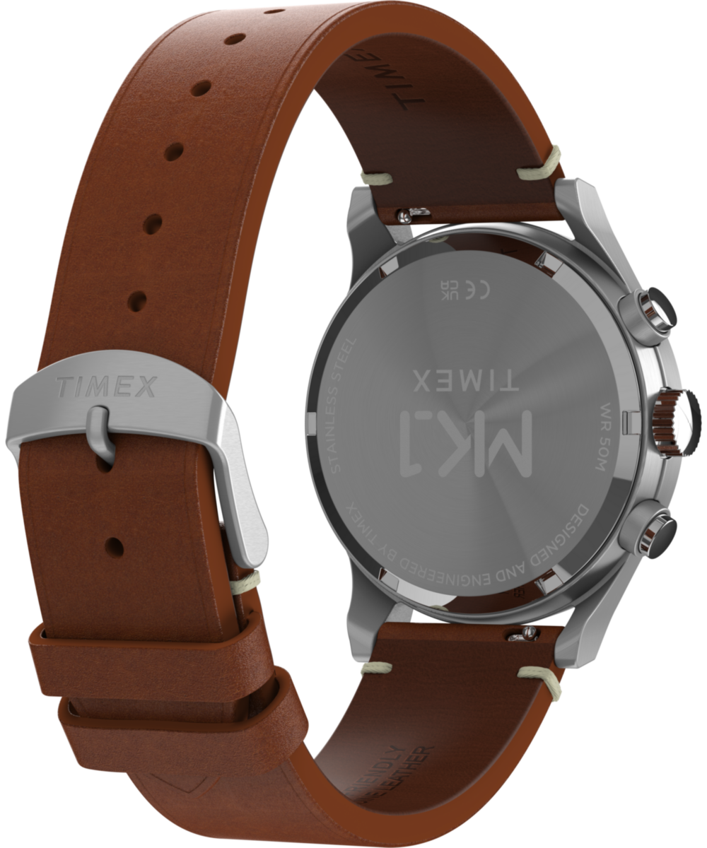 MK1 Chronograph 40mm Leather Strap Watch, photo 6