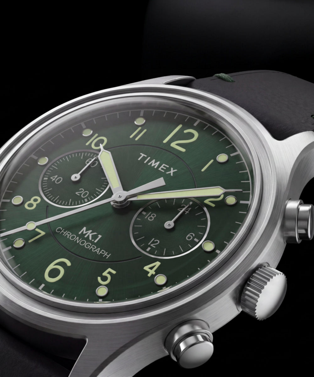 MK1® Chronograph 40mm Leather Strap Watch, photo 8