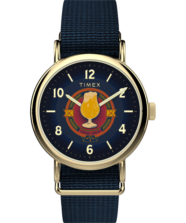 Harry Potter x Timex Weekender Butterbeer 40mm Fabric Strap Watch