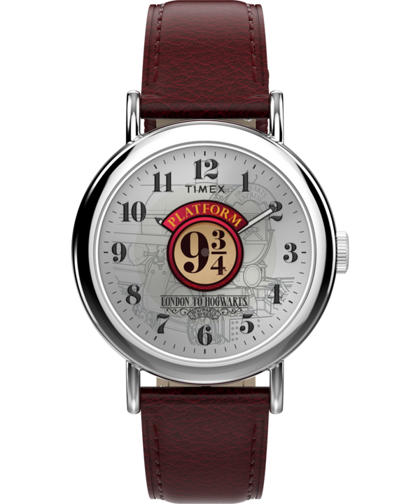 Harry Potter x Timex Weekender Platform 9 3/4 37mm Leather Strap Watch