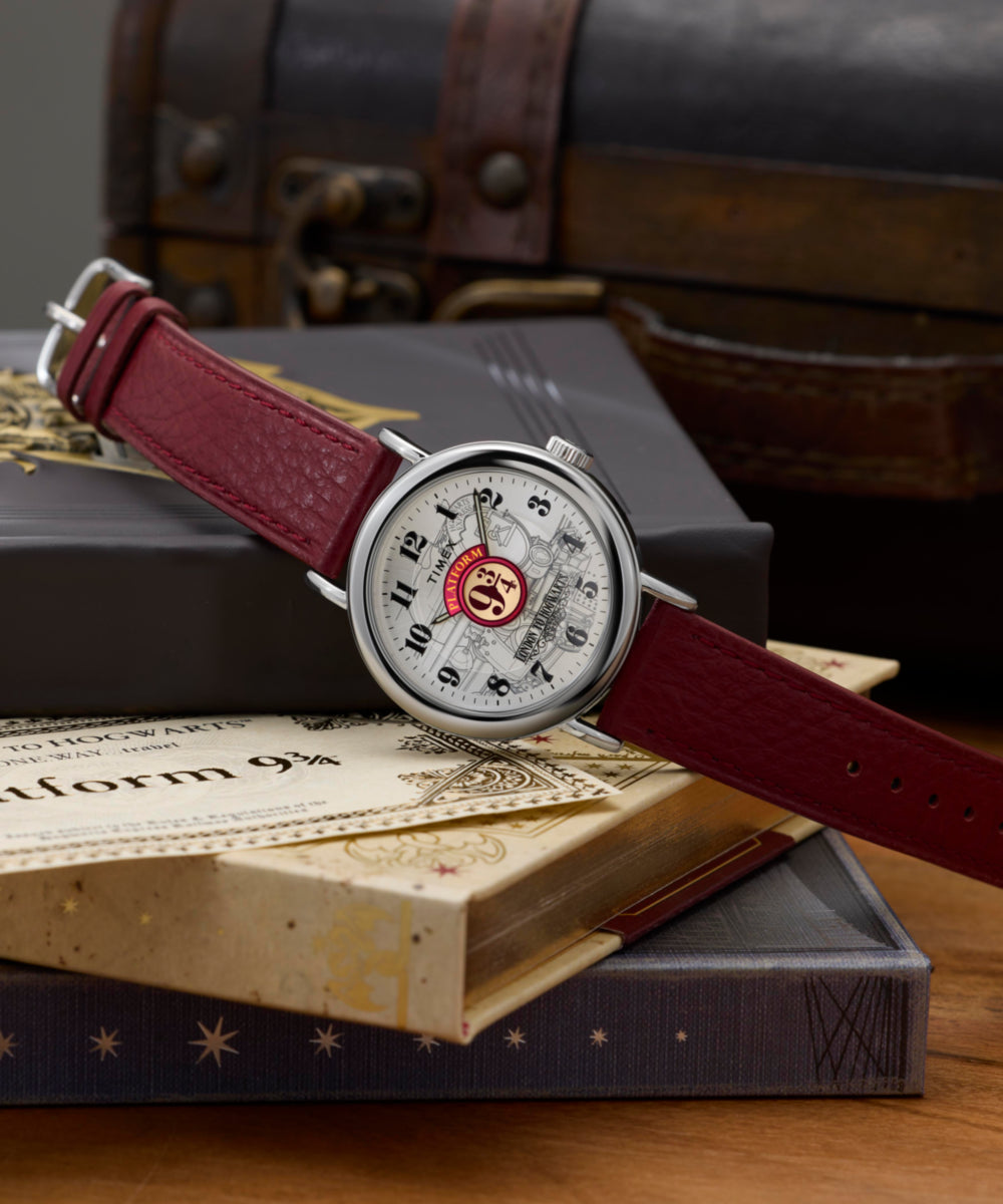 Harry Potter x Timex Weekender Platform 9 3/4 37mm Leather Strap Watch, photo 7