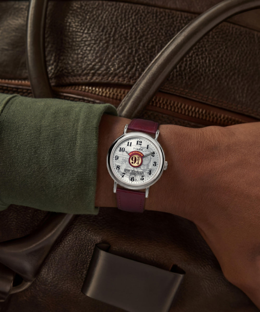 Harry Potter x Timex Weekender Platform 9 3/4 37mm Leather Strap Watch, photo 2