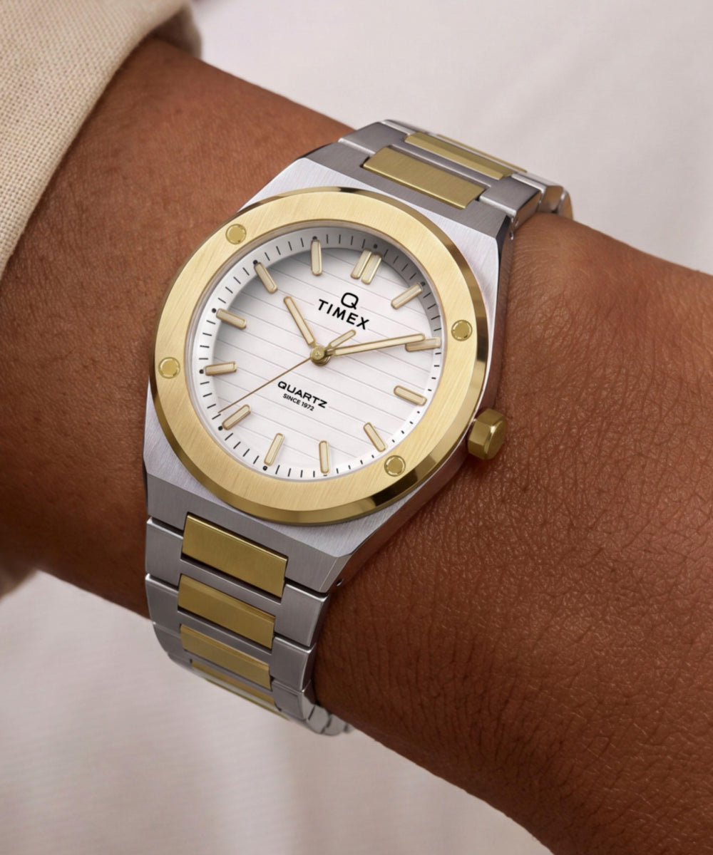 Q Timex Marbella 34mm Stainless Steel Bracelet Watch, photo 2