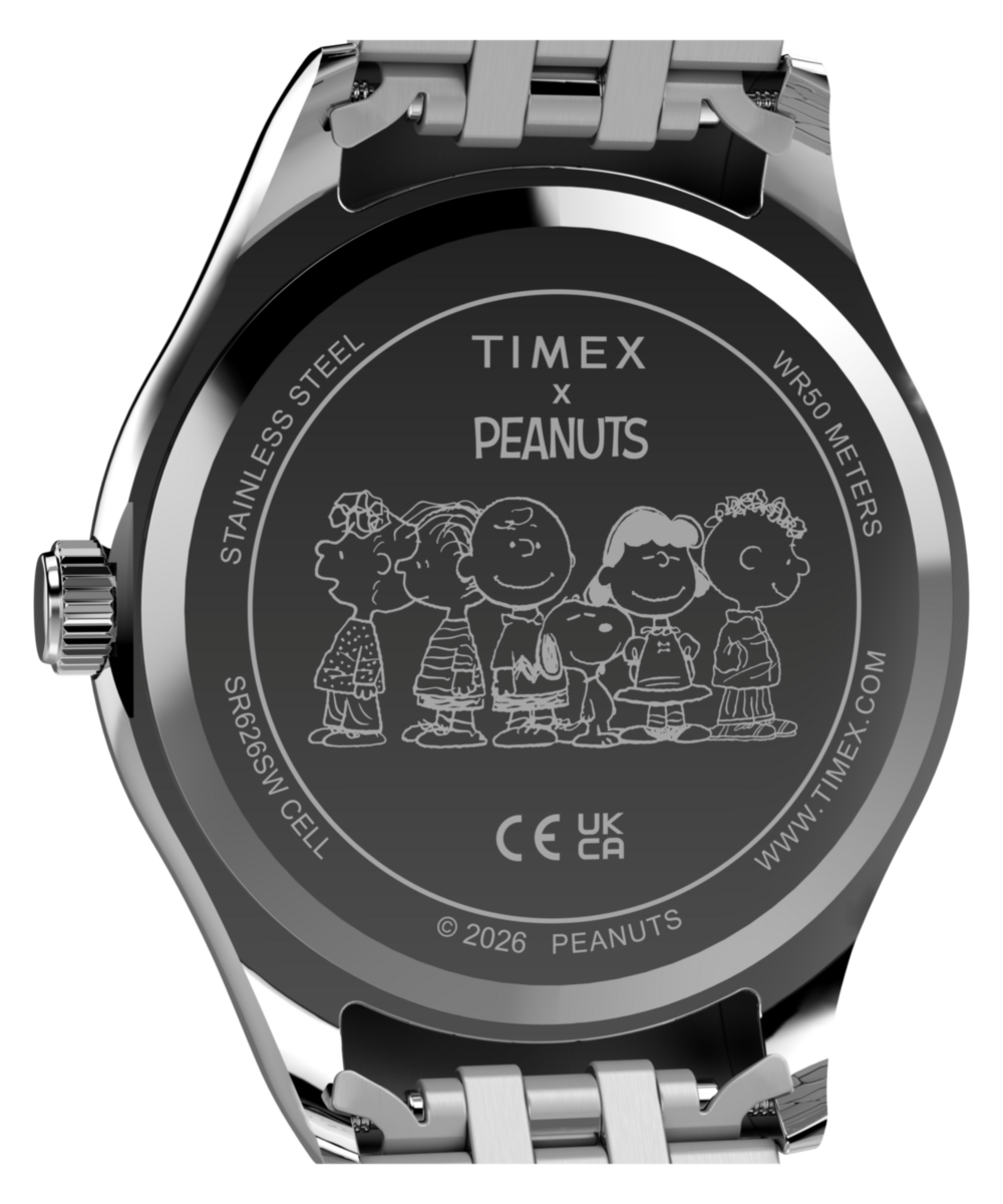 Peanuts® x Timex Legacy Snoopy Umbrella Stainless Steel Bracelet Watch, photo 5