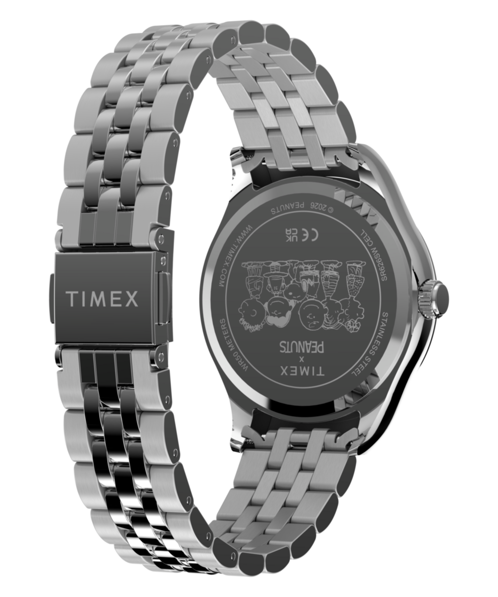 Peanuts® x Timex Legacy Snoopy Umbrella Stainless Steel Bracelet Watch, photo 6