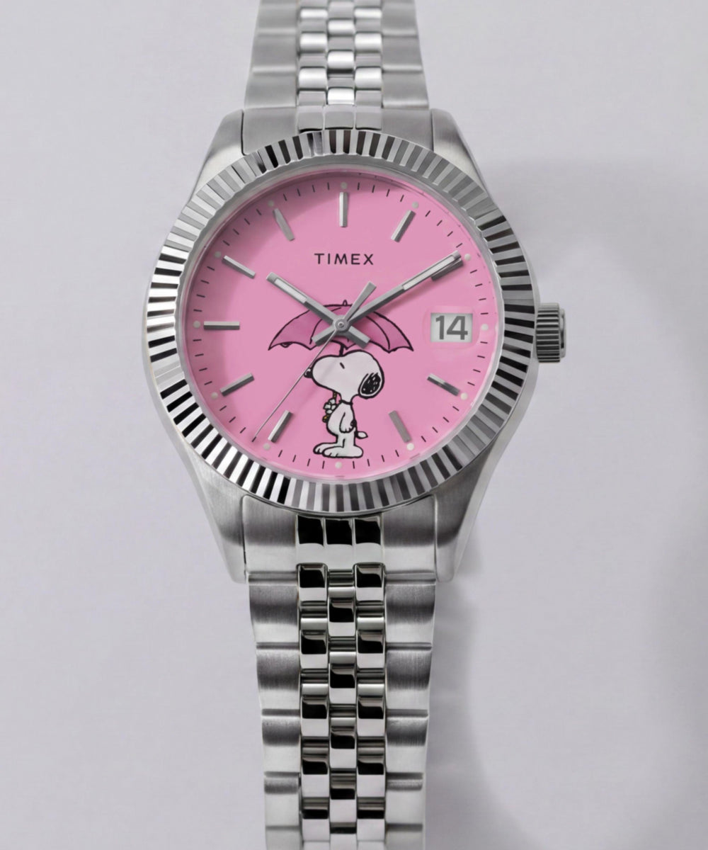 Peanuts® x Timex Legacy Snoopy Umbrella Stainless Steel Bracelet Watch, photo 7