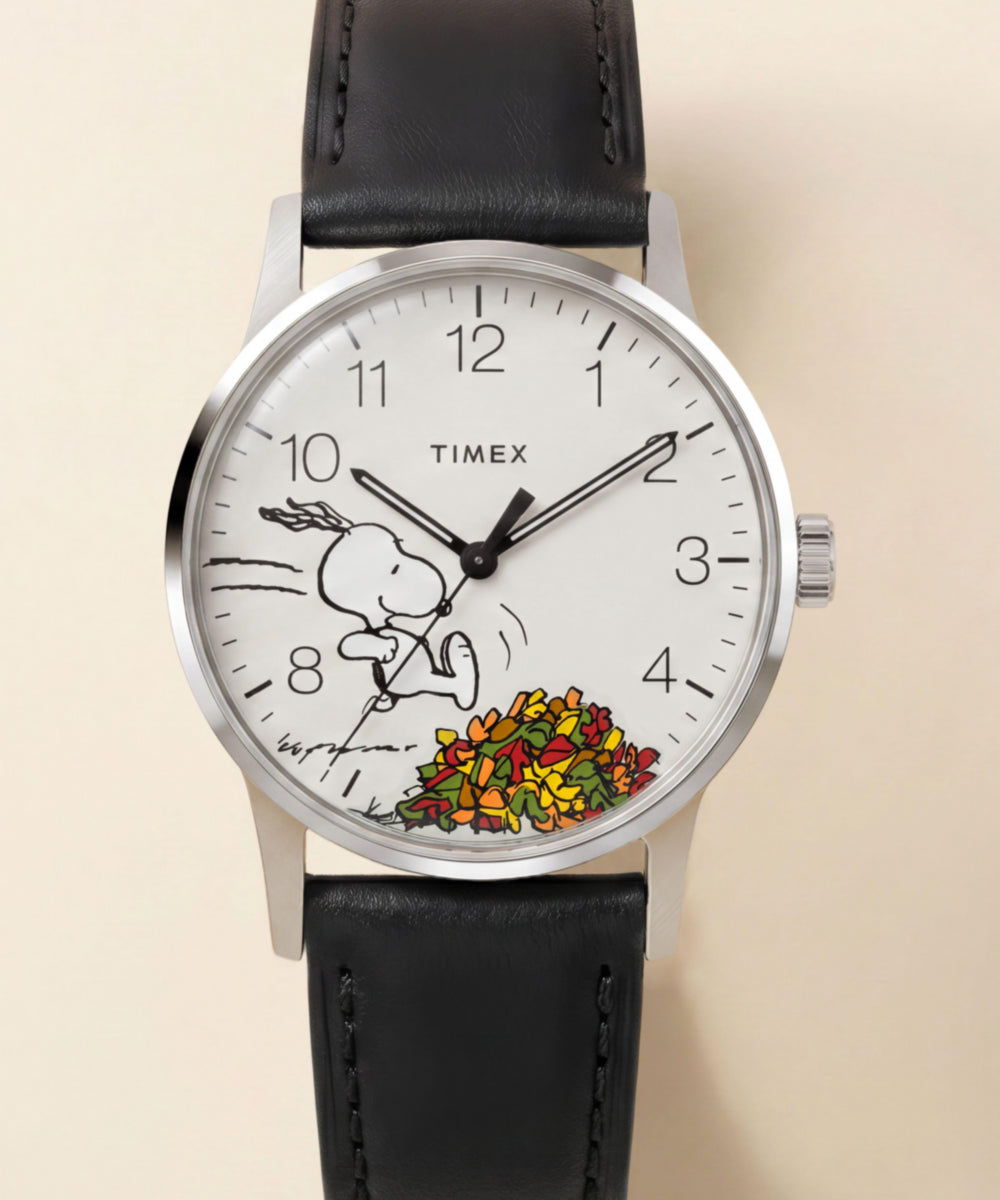 Peanuts® x Timex Waterbury Classic 40mm Leather Strap Watch, photo 7