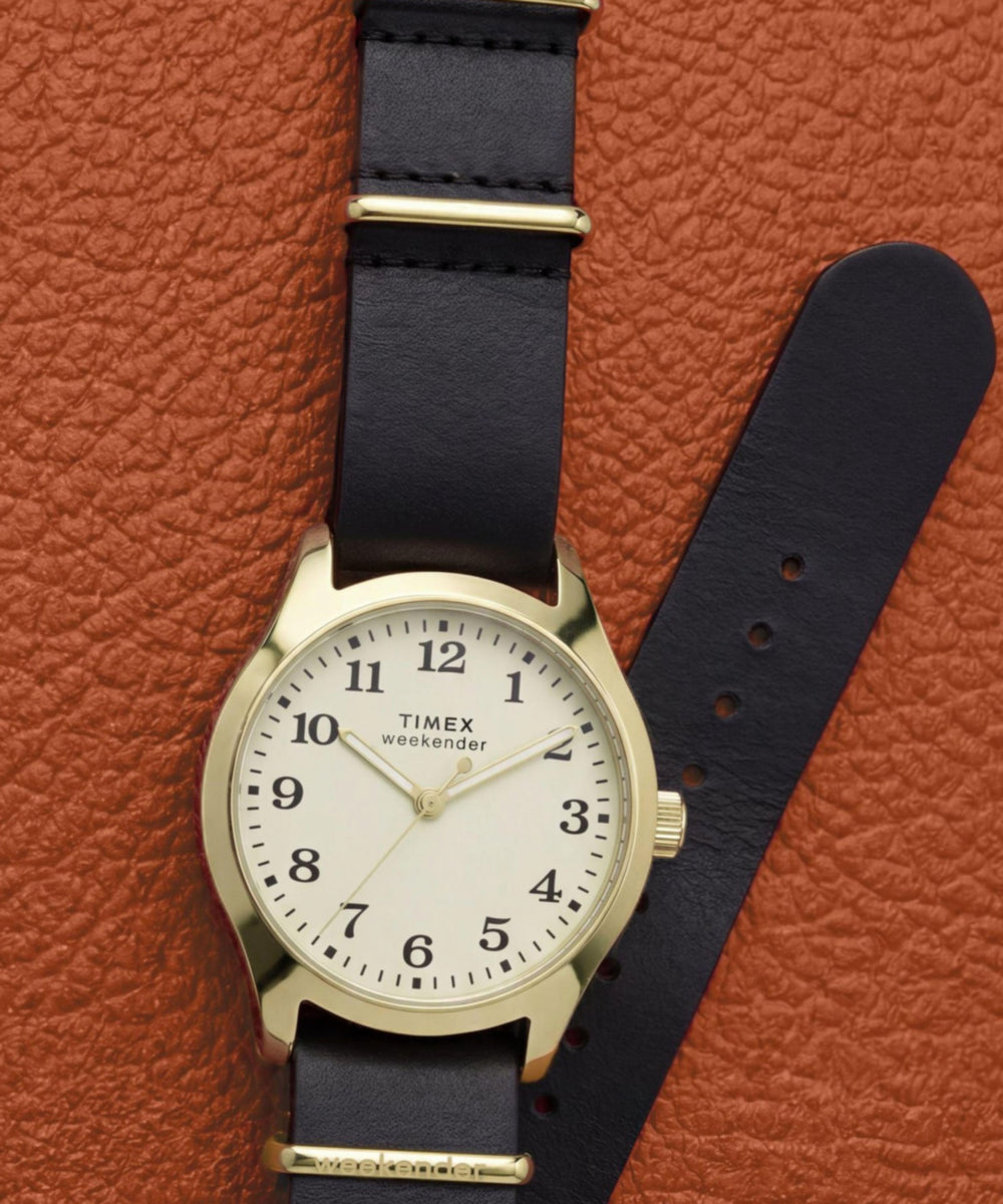 Timex Weekender® New England 34mm Leather Strap Watch, photo 8