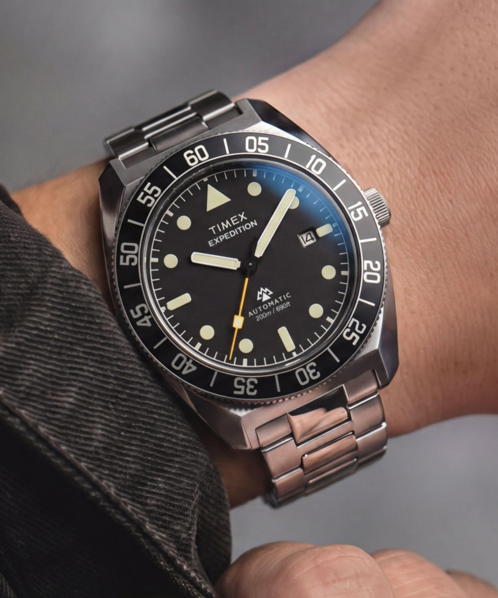 Expedition® Pioneer Automatic 41mm Stainless Steel Bracelet Watch, photo 2