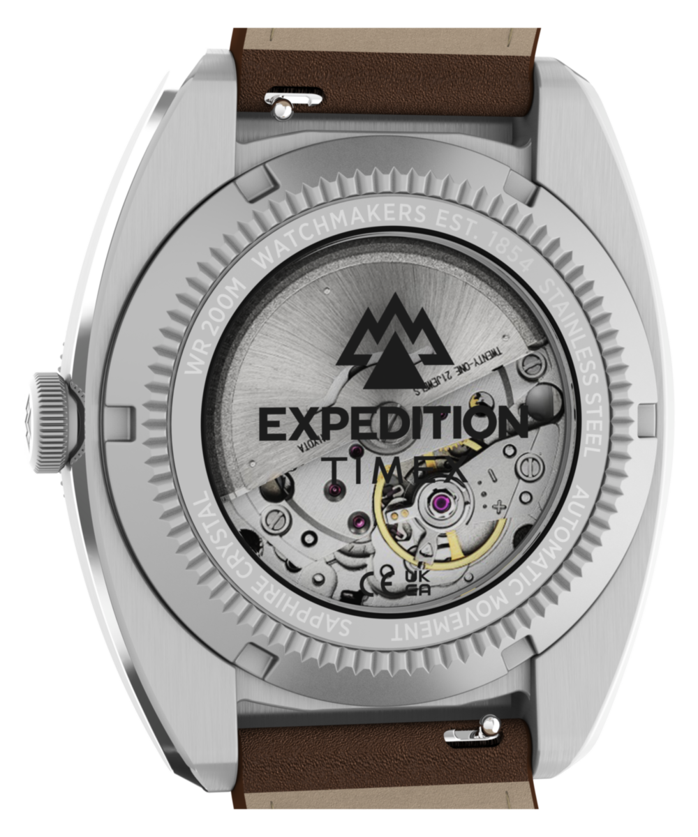 Expedition® Pioneer Automatic 41mm Leather Strap Watch, photo 5