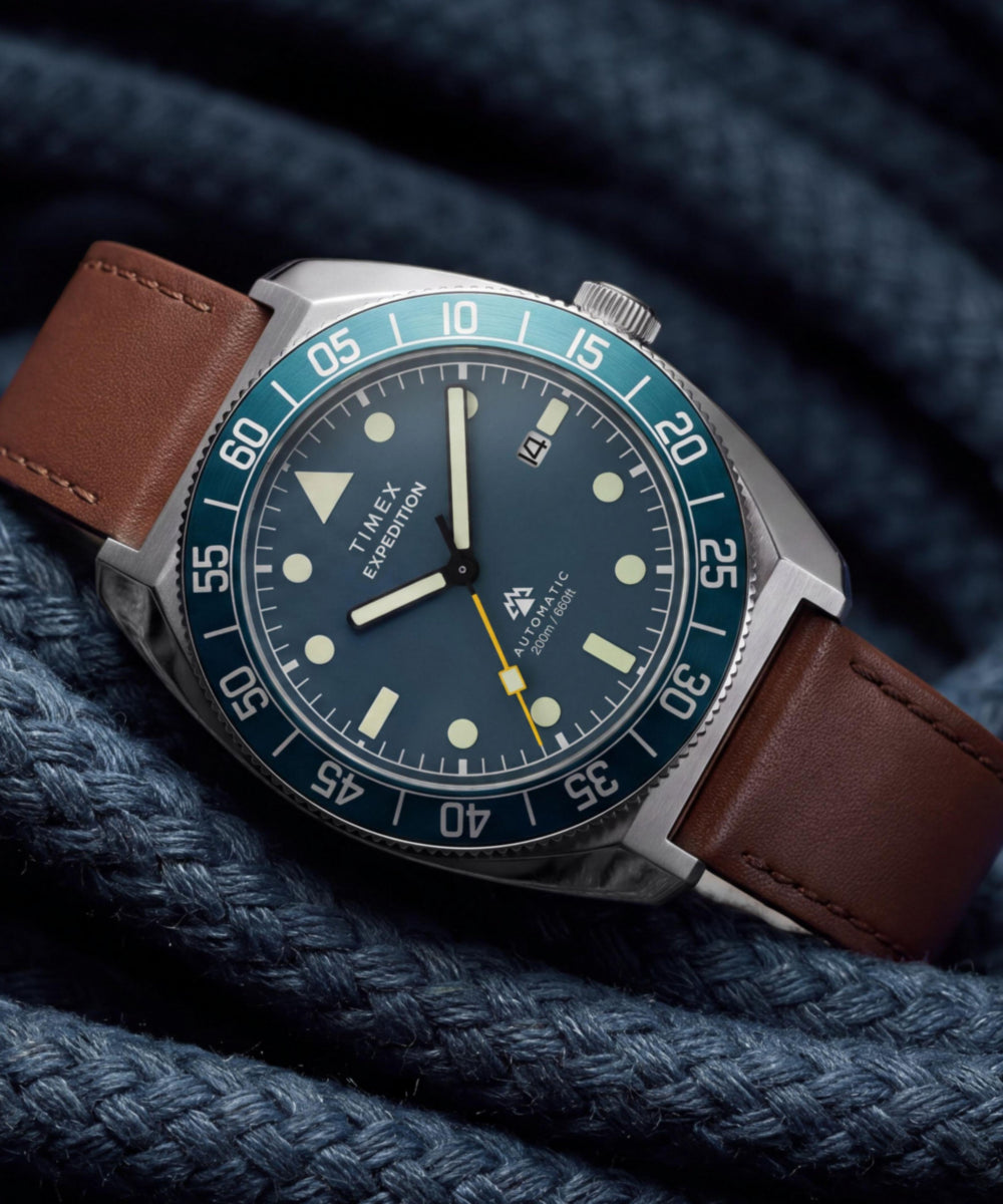 Expedition® Pioneer Automatic 41mm Leather Strap Watch, photo 7