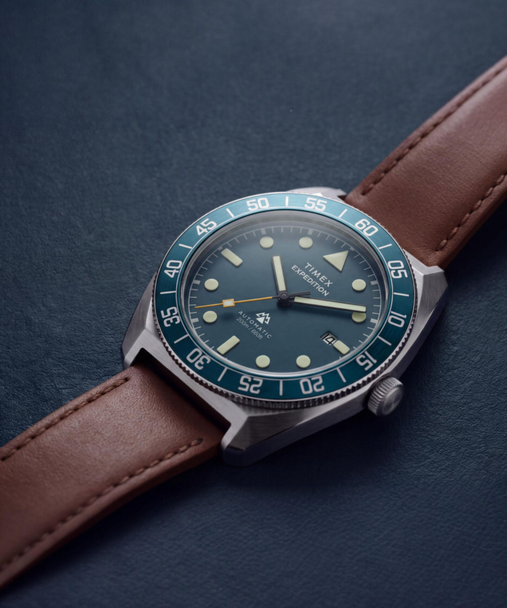 Expedition® Pioneer Automatic 41mm Leather Strap Watch, photo 8