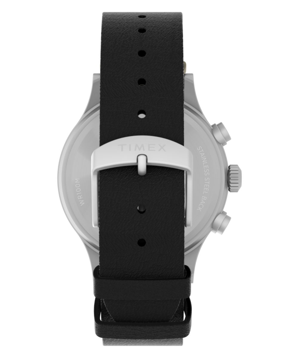 Expedition® Sierra Chronograph 43mm Leather Strap Watch, photo 4