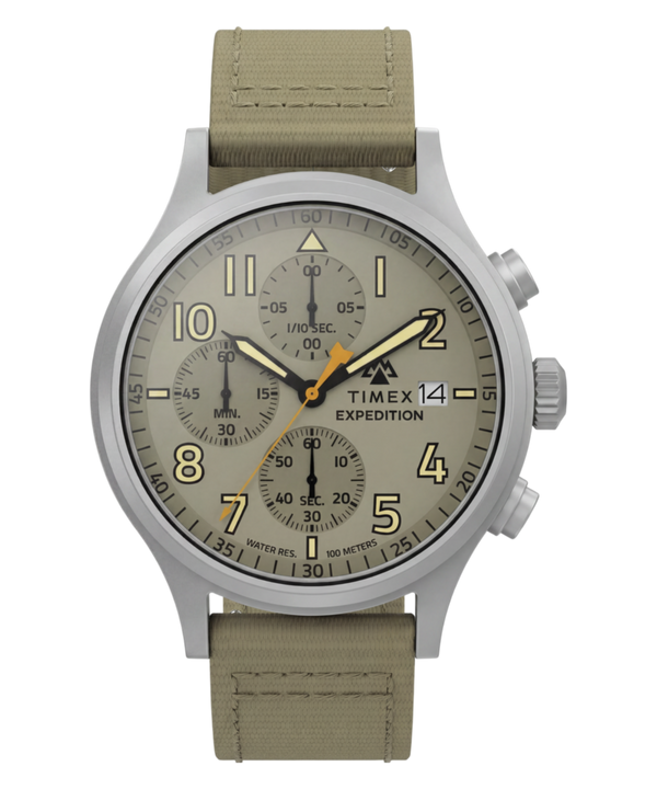 Expedition® Sierra Chronograph 43mm Fabric Strap Watch