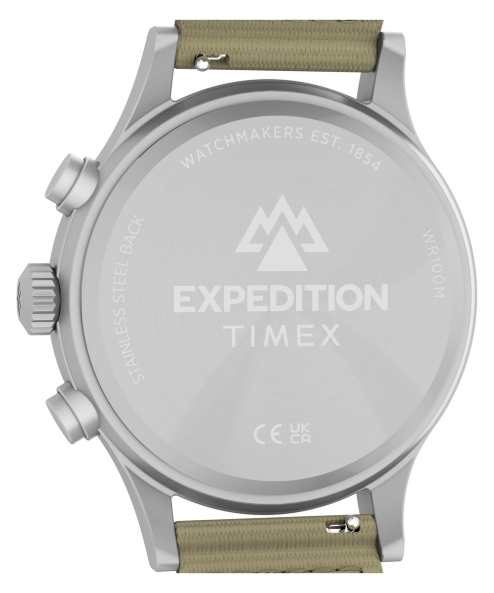 Expedition® Sierra Chronograph 43mm Fabric Strap Watch, photo 5