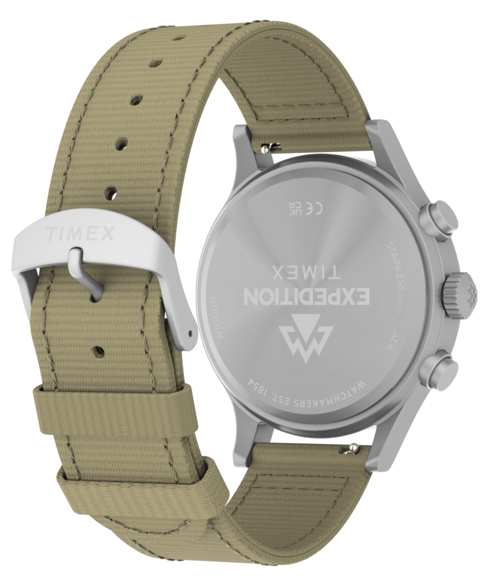 Expedition® Sierra Chronograph 43mm Fabric Strap Watch, photo 6