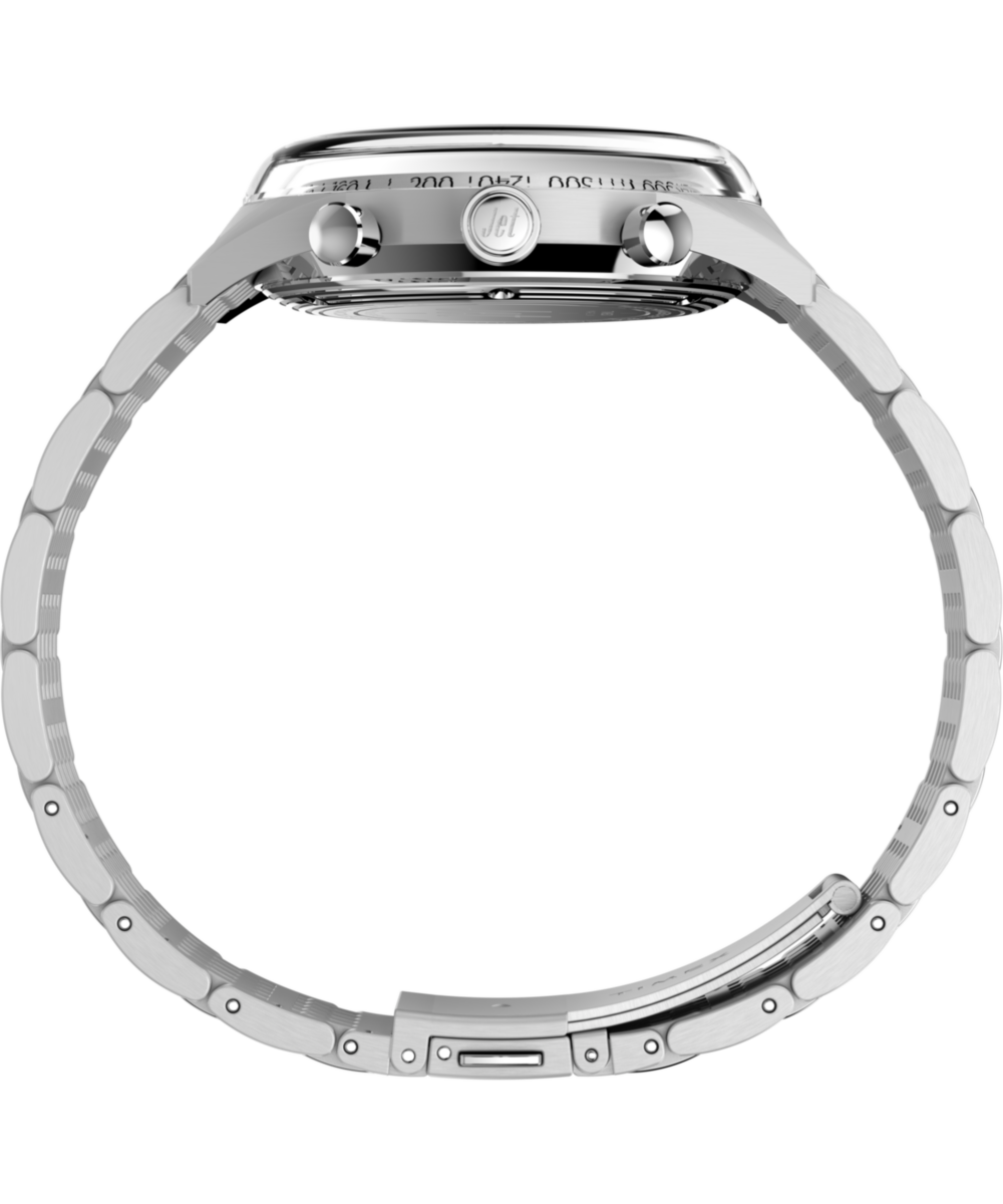 Marlin® Jet Chronograph 40mm Stainless Steel Bracelet Watch, photo 3