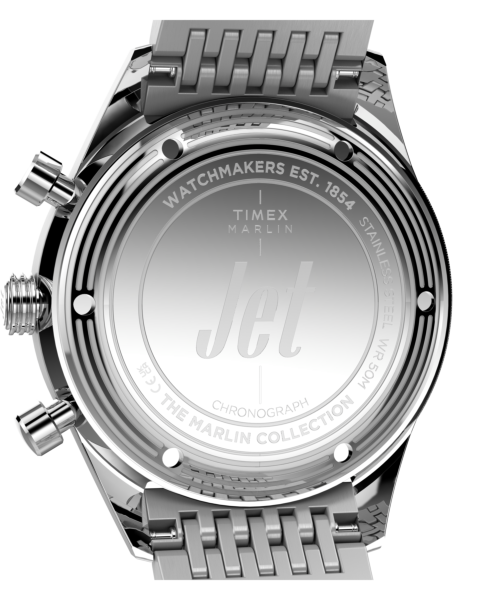 Marlin® Jet Chronograph 40mm Stainless Steel Bracelet Watch, photo 5