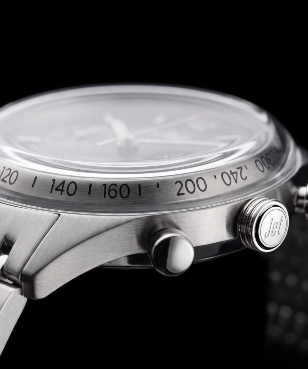 Marlin® Jet Chronograph 40mm Stainless Steel Bracelet Watch, photo 8