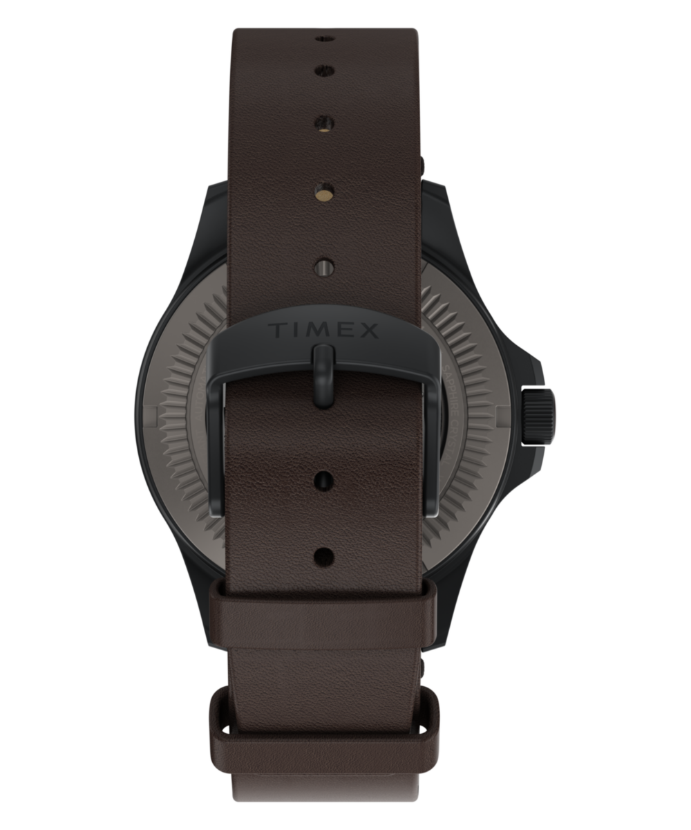 Expedition® Field Post Titanium Automatic 41mm Leather Strap Watch, photo 4