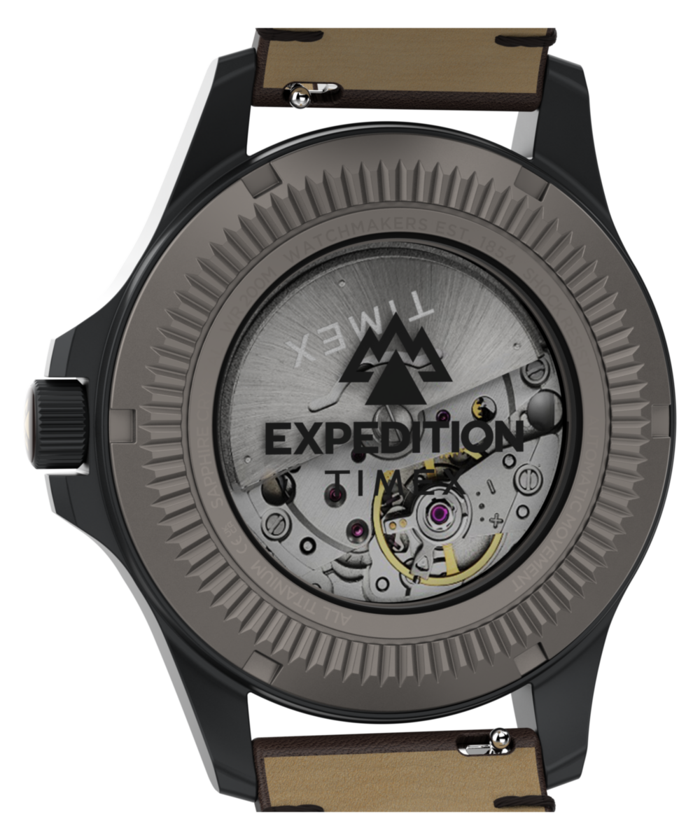 Expedition® Field Post Titanium Automatic 41mm Leather Strap Watch, photo 5