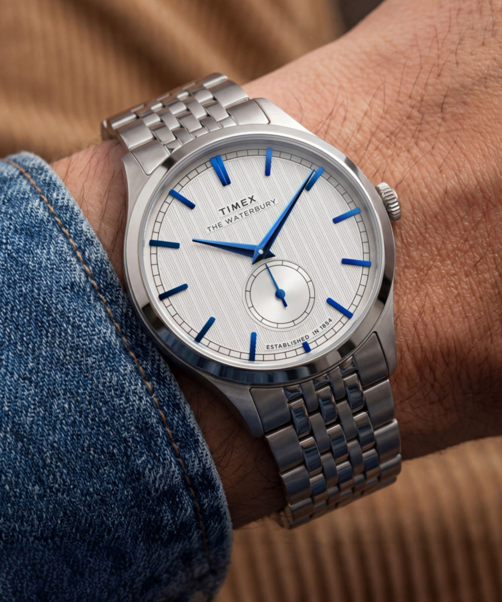 Waterbury Classic Sub-Second 39mm Stainless Steel Bracelet Watch, photo 2
