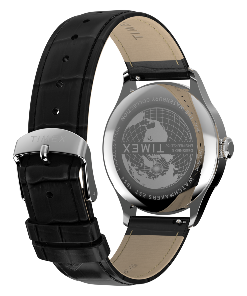 Waterbury Classic Sub-Second 39mm Leather Strap Watch, photo 6