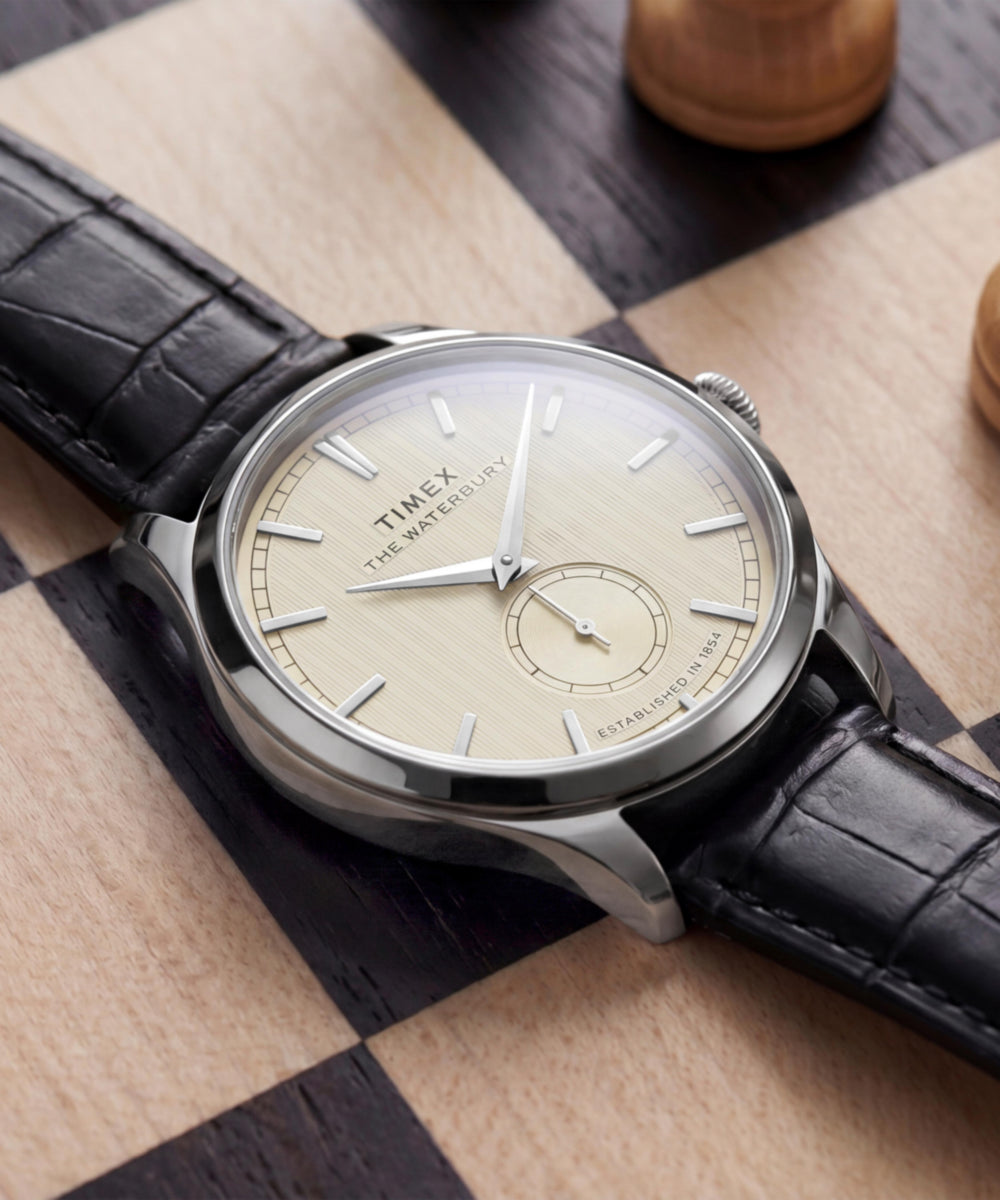 Waterbury Classic Sub-Second 39mm Leather Strap Watch, photo 7