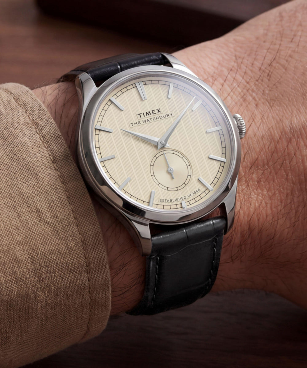 Waterbury Classic Sub-Second 39mm Leather Strap Watch, photo 2