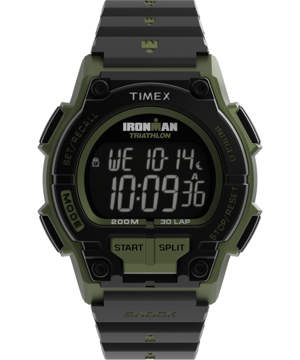 TIMEX® IRONMAN® Shock Endure 42mm Resin Strap Watch