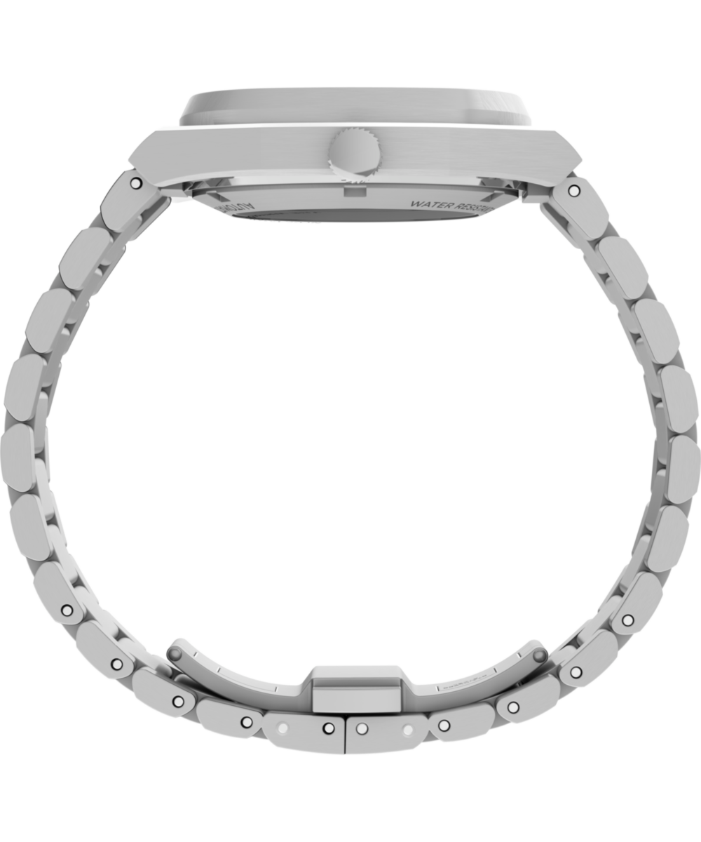 Timex® Automatic E Line 38mm Stainless Steel Bracelet Watch, photo 3