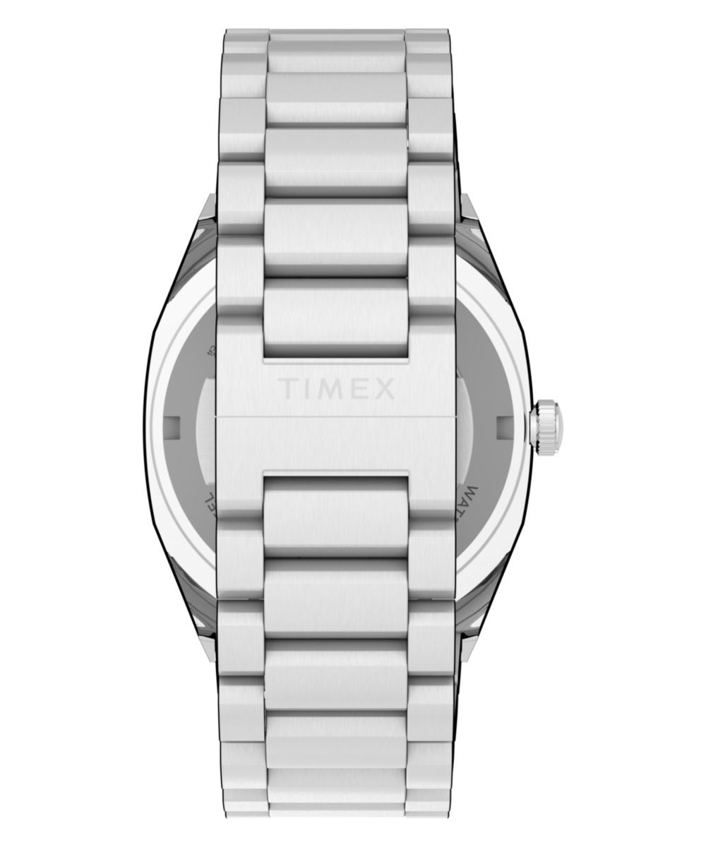 Timex® Automatic E Line 38mm Stainless Steel Bracelet Watch, photo 4