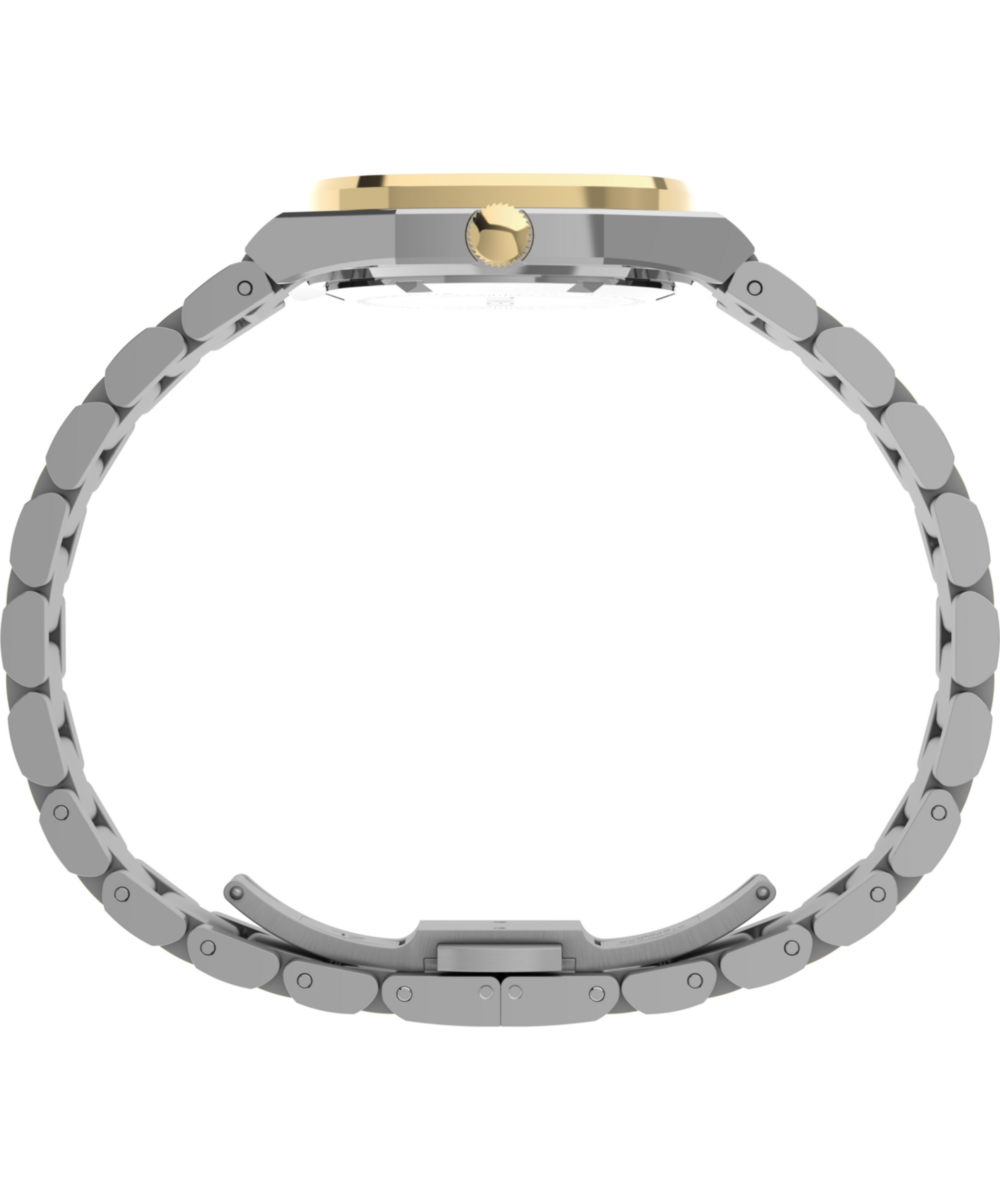Timex® Quartz E Line 30mm Stainless Steel Bracelet Watch, photo 3