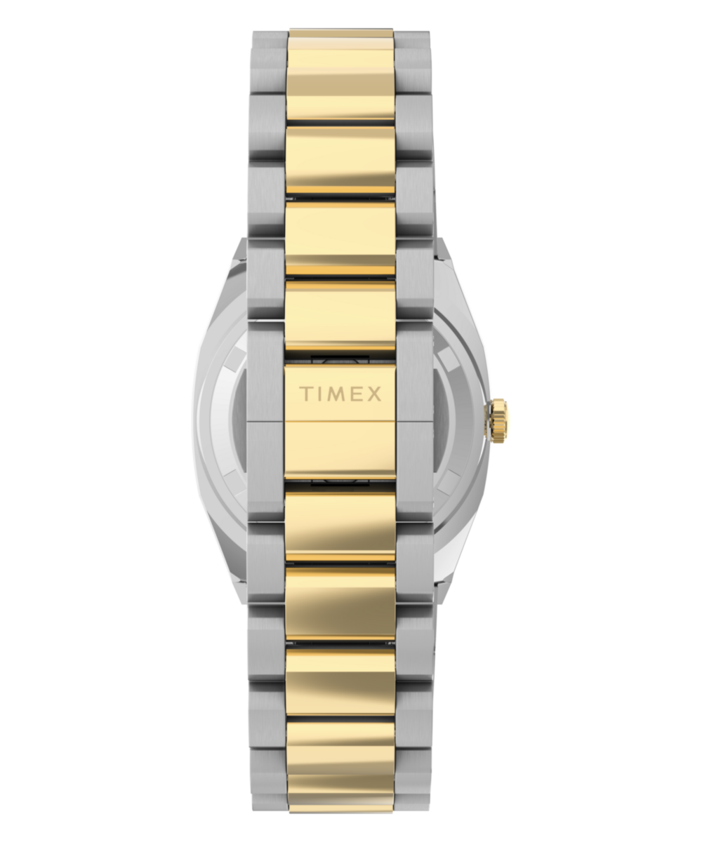 Timex® Quartz E Line 30mm Stainless Steel Bracelet Watch, photo 4