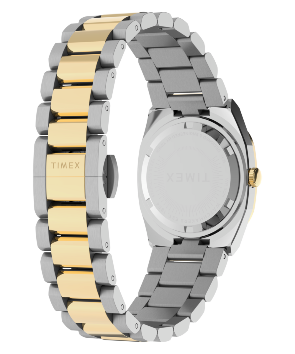 Timex® Quartz E Line 30mm Stainless Steel Bracelet Watch, photo 6