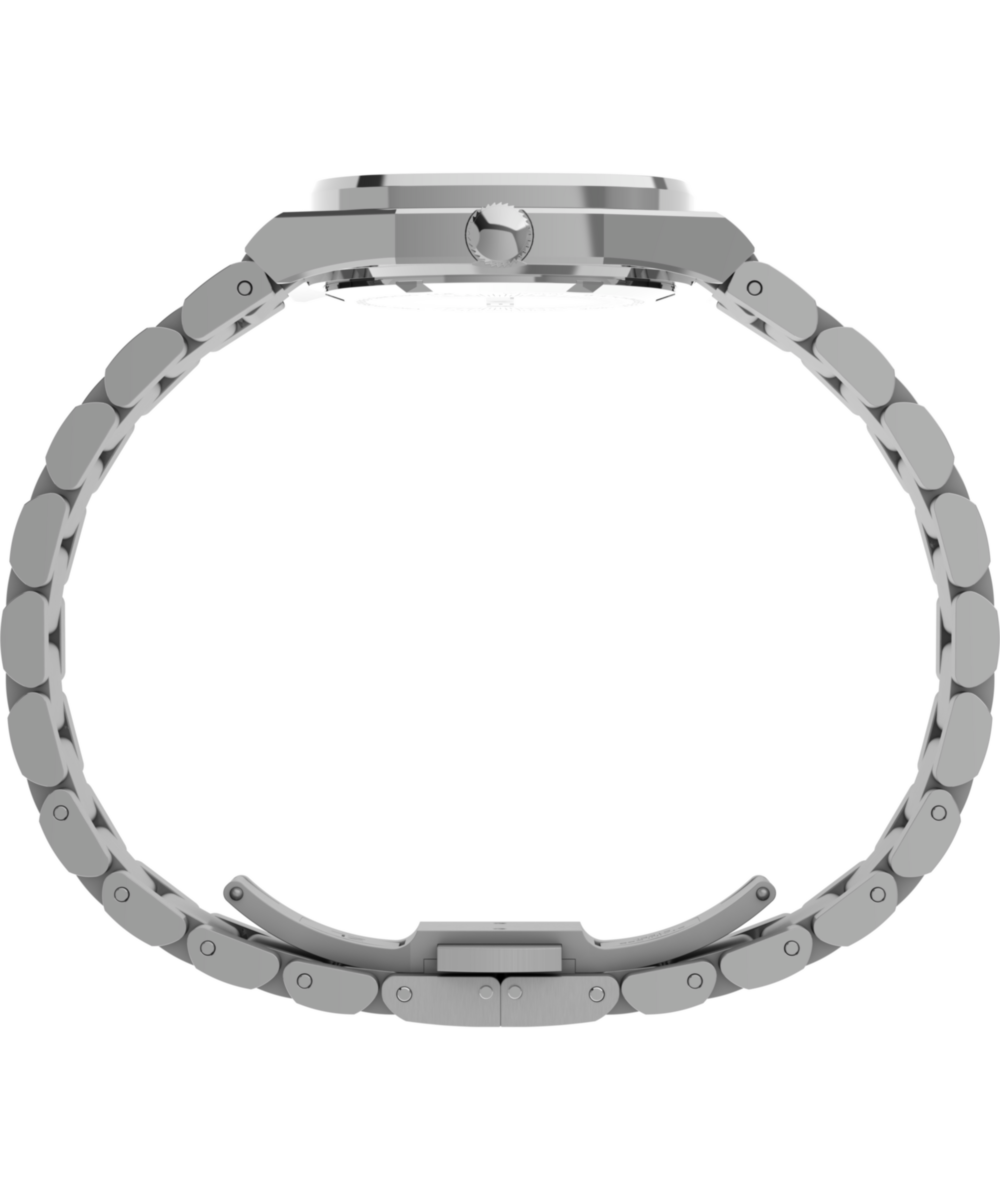 Timex® Quartz E Line 30mm Stainless Steel Bracelet Watch, photo 3