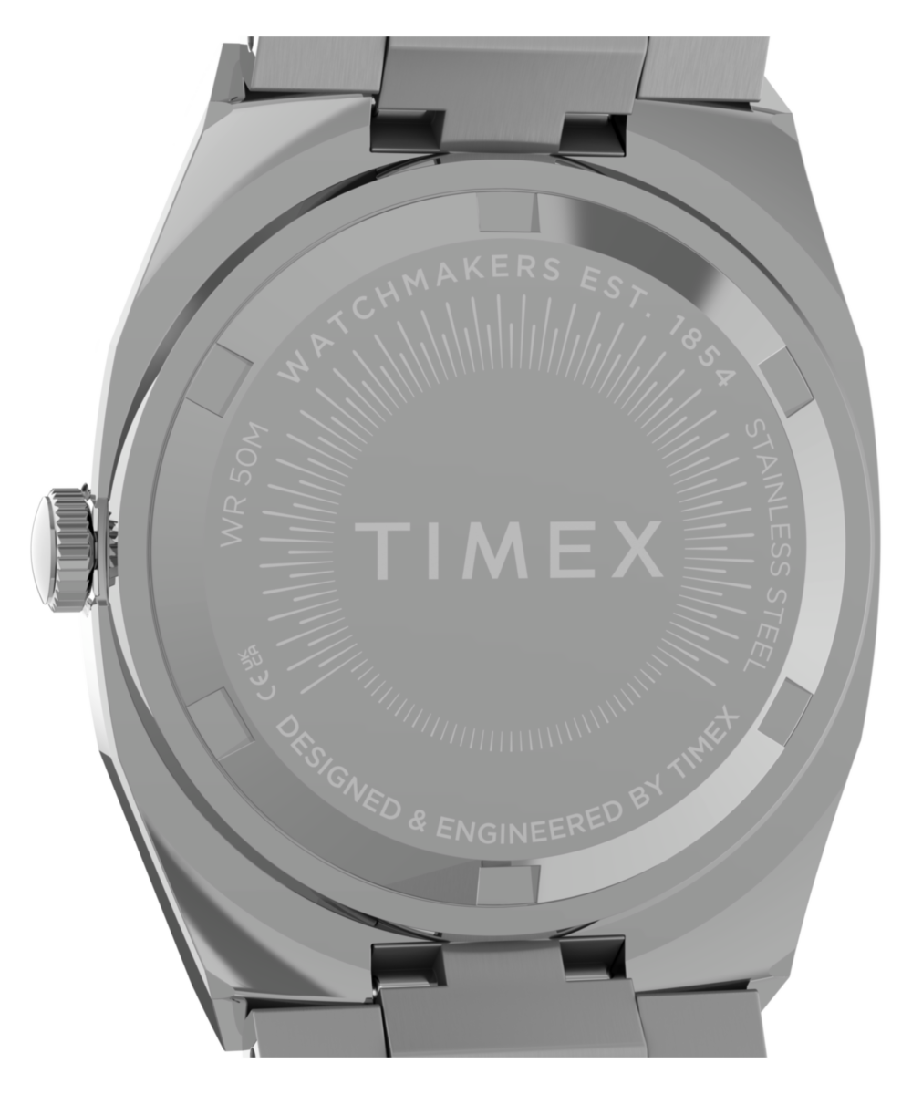 Timex® Quartz E Line 30mm Stainless Steel Bracelet Watch, photo 5